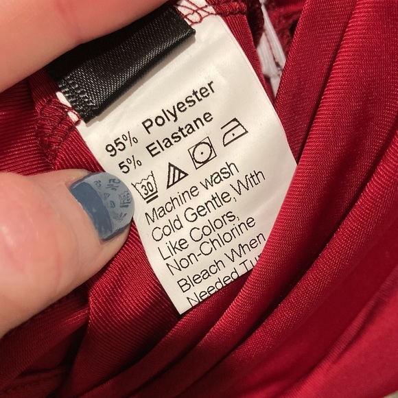 NWOT SHEIN Privé Solid Surplice Neck Ruched Bodysuit - Picture 9 of 10